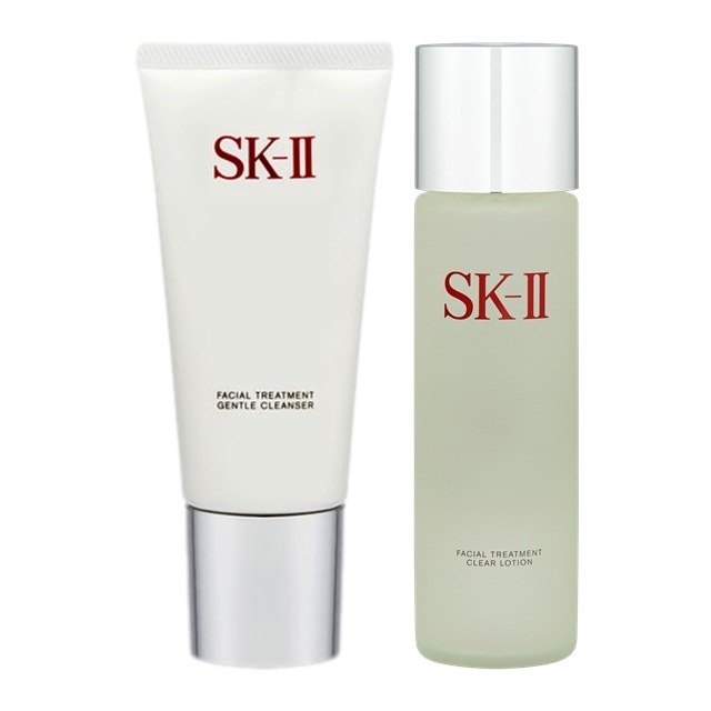 エスケーツー（SK-II／SK2） フェイシャルトリートメント ジェントルクレンザー ＋ クリア ローション セット 120g+230ml 12,791円