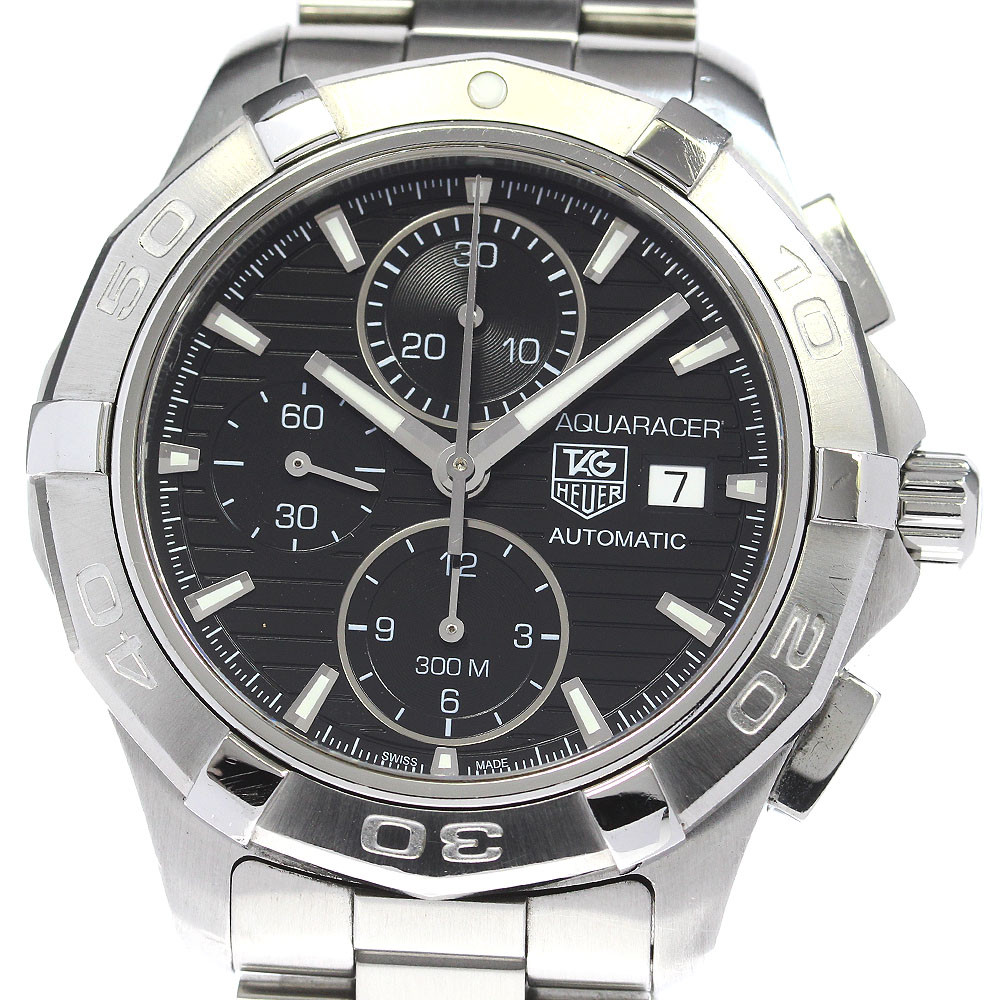 タグホイヤー TAG HEUER CAP2110 アクアレーサー クロノグラフ 自動巻き メンズ 保証書付き_831859【中古】 91,575円