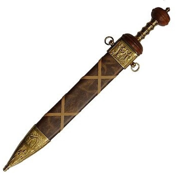 模造刀 グラディエーター ソード 古代ローマ DENIX デニックス 4140 73cm ゴールド ブラウン レプリカ 剣 刀 ソード 西洋 コスプレ 短剣 剣闘士