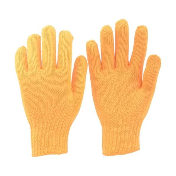 （まとめ）カラーナイロン軍手 黄 TCNG-Y 1双 [x10セット]