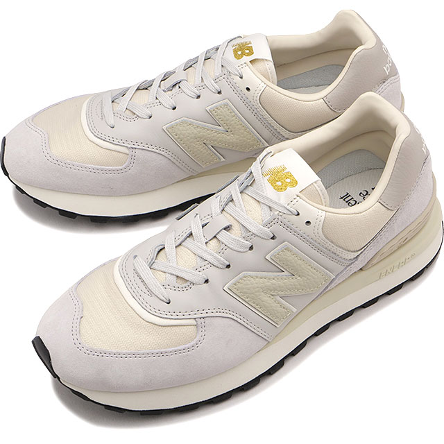 スニーカー U574LG [U574LGWD] メンズレディース 靴 Dワイズ LIGHT-GRAY