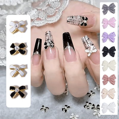 ネイルパーツ リボン デコパーツ 楽天市場】【クーポン発行中】3D リボンパーツ 【15個入】 全8色