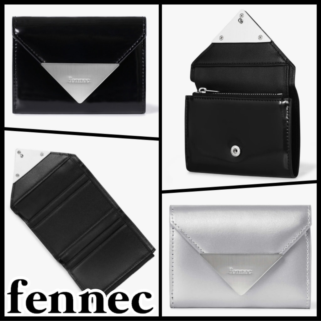 【FENNEC】LACQUER TRIANGLE WALLET [正規品] 牛革 ウォレット 12,980円