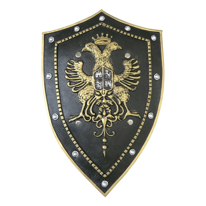 コスプレ 仮装 [6点セット] Uniton 51cm双頭鷲の盾 (ポリウレタン製) 【 シールド おもちゃ 防具 玩具 ハロウィン 衣装 パーティーグッズ レプリカ 変装グッズ オモチャ 仮装用 プ