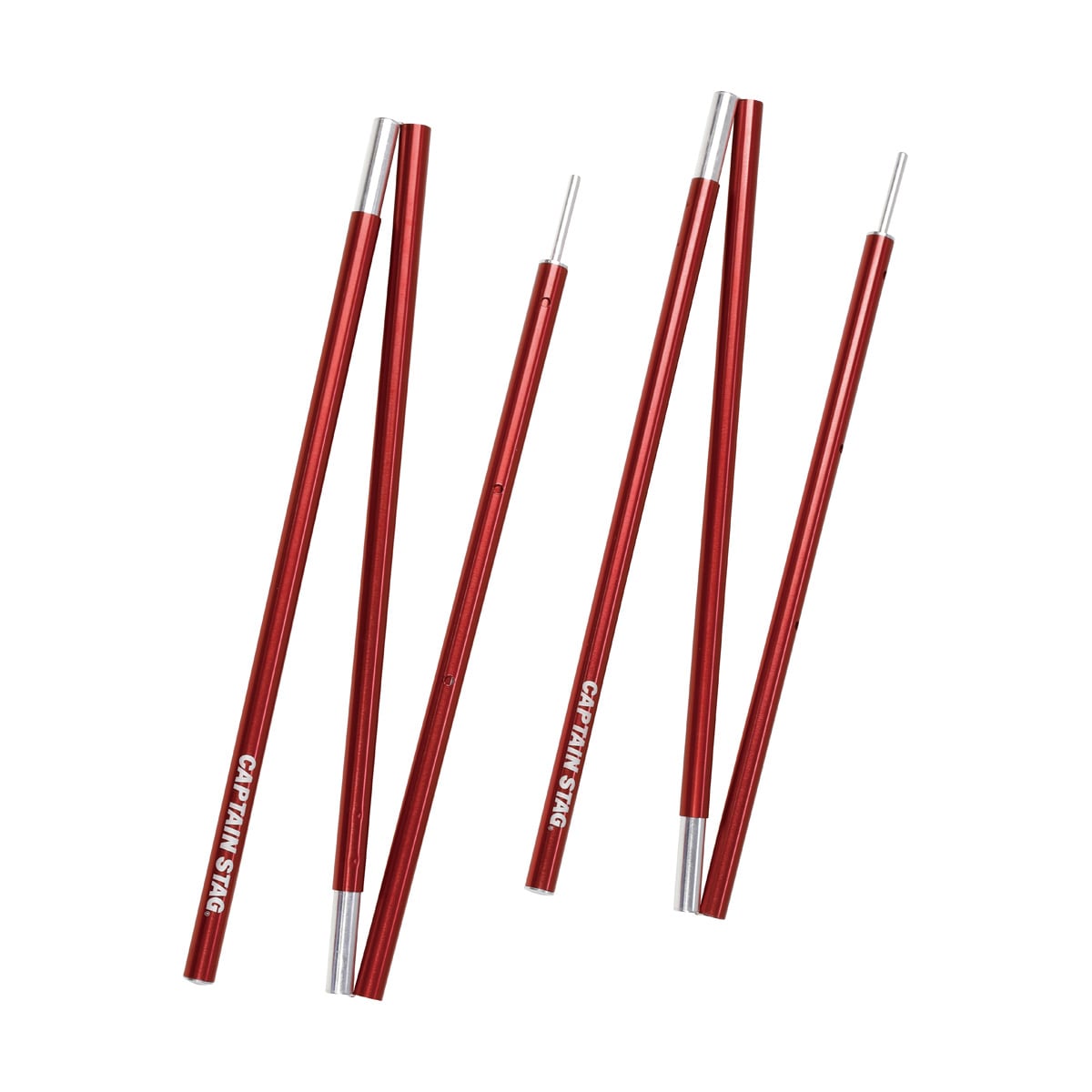 キャプテンスタッグ(CAPTAIN STAG) アジャスタブルポールφ16×140cm 2本組 UA-4542　伸縮式アルミポール テントアクセサリー