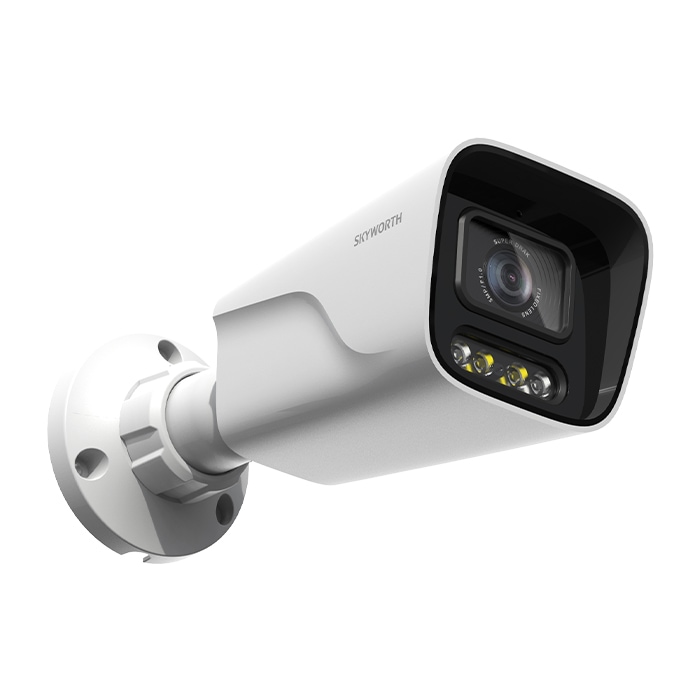 防犯カメラ 屋外 監視カメラ フルHD500万画素 防水 IP67 AI人体検出機能 動作検知 車両検知 エリア検知 バレット型 IPカメラ ネットワークカメラ 夜間撮影 SKYWORTH