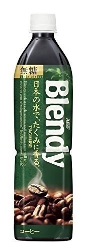 ブレンディ ボトルコーヒー 無糖 900ml ×12本