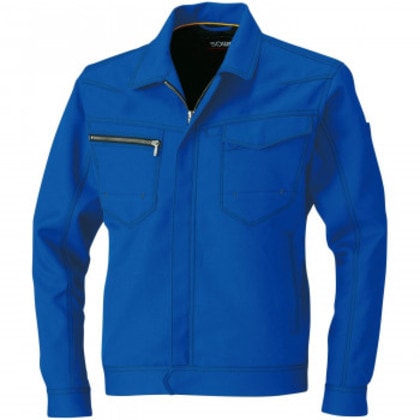 桑和 9663 長袖ブルゾン LLサイズ ブルー(8) SOWA