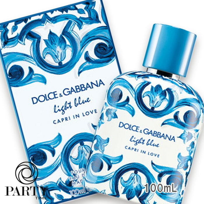 DOLCE＆GABBANA BEAUTY ドルチェ＆ガッバーナ ライトブルー プールオム カプリインラブ オードパルファム 100mL