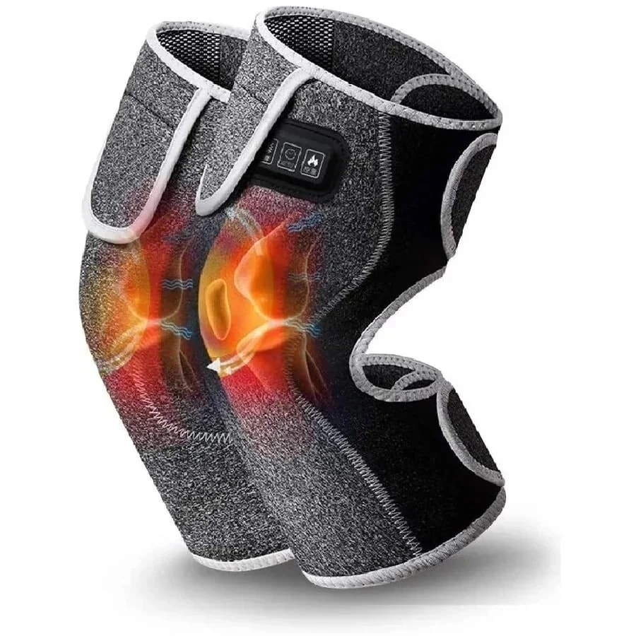 膝マッサージャー 関節マッサージャー 膝関節加熱マッサージ ひざマッサージ器 赤外線療法 3段階振動