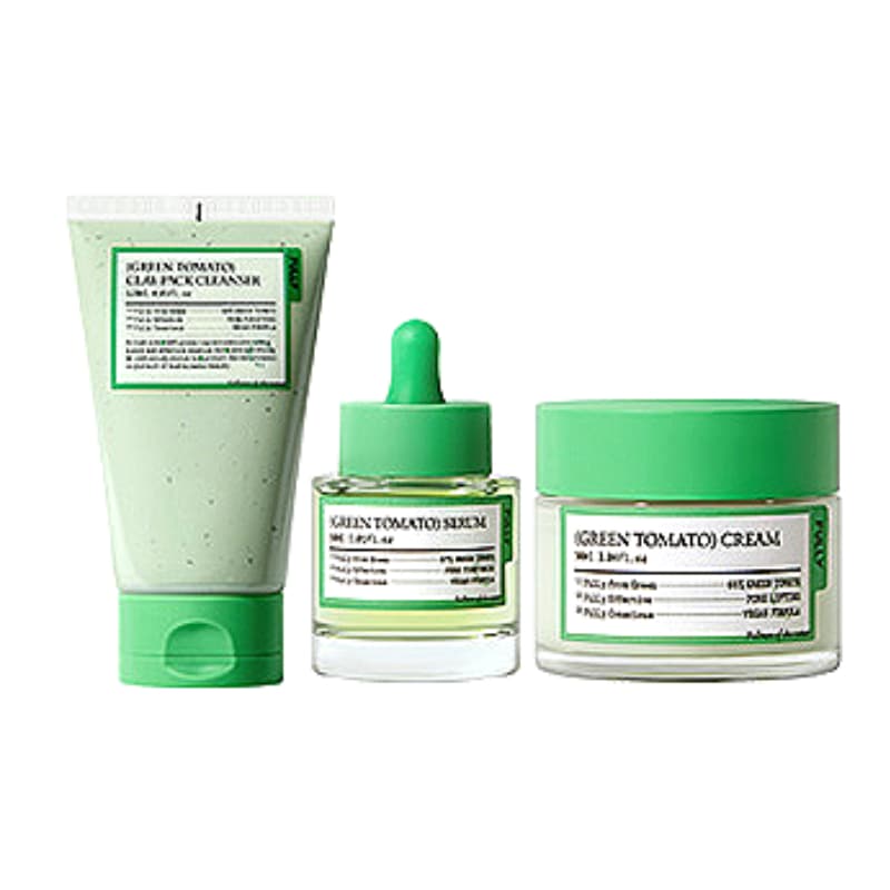 グリーン トマト3種セット/グリーントマト (セラム/クリーム/クレンザー)韓国大人気商品!! 8,781円