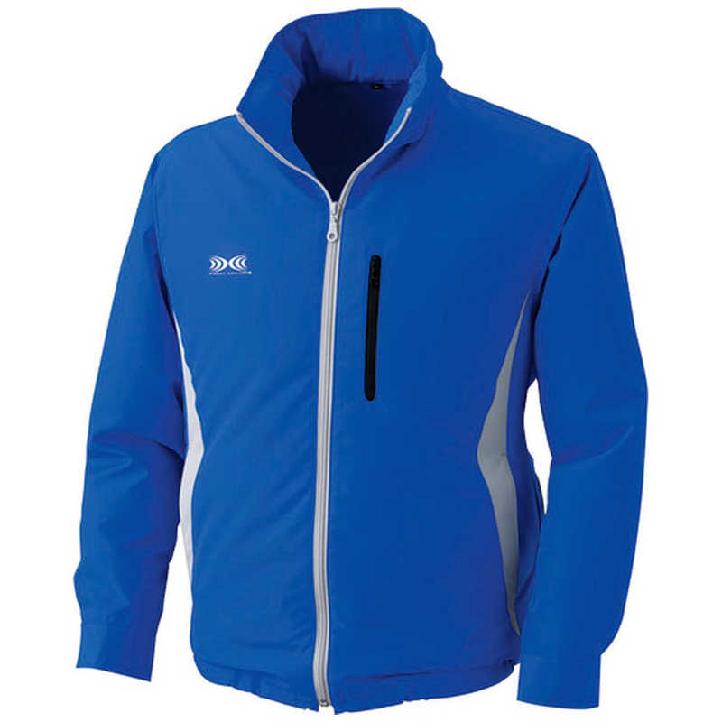 空調服　フード付きポリエステル製 ウェアのみ ブルー L　KU90520-C04-S3