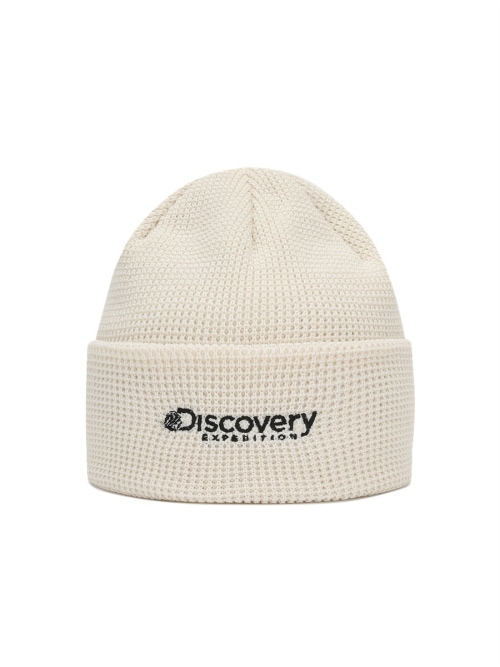 Discovery EXPEDITION Waffle long beanie CREAM DXBN5574N- 46