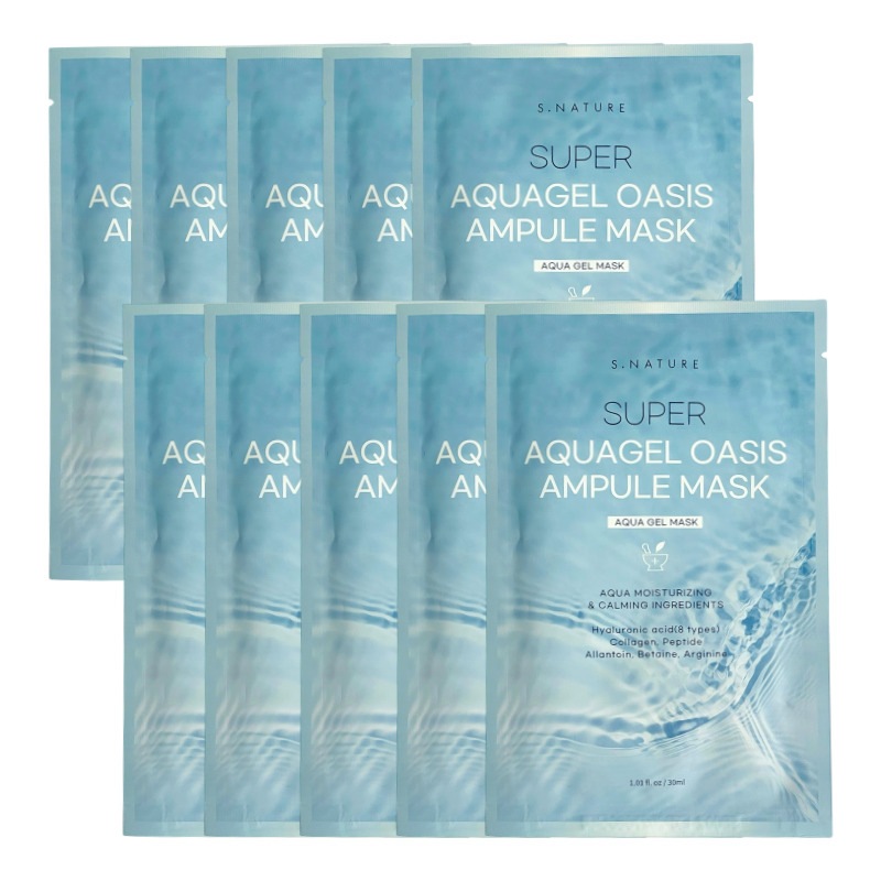 スーパーアクアゲル オアシス アンプル マスク 10枚