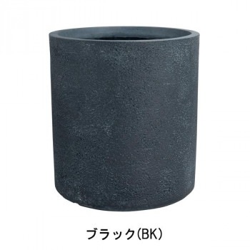 グリーンポット 植木鉢 グレイニー シリンダー ブラック 40cm GA-3240BK