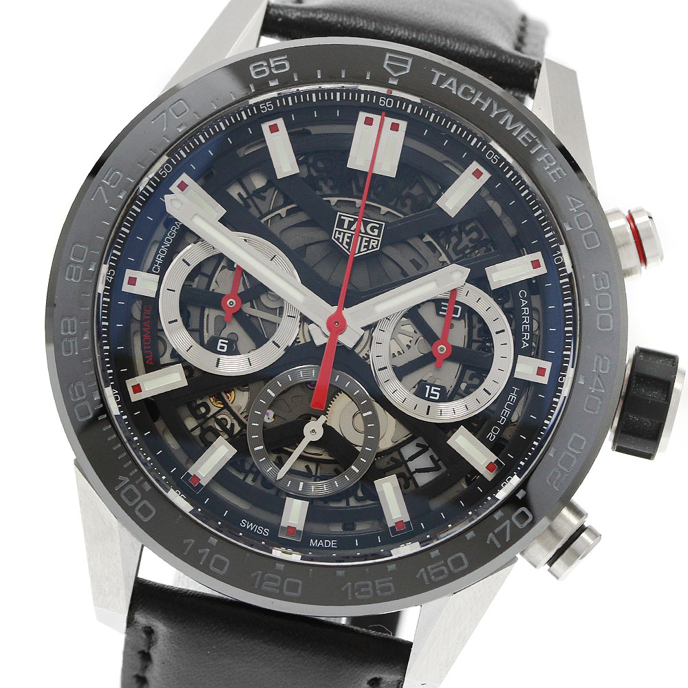 タグホイヤー TAG HEUER CBG2010.FT6144 カレラ キャリバーホイヤー02 クロノグラフ 自動巻き メンズ 良品 箱・保証書付き_950744【中古】