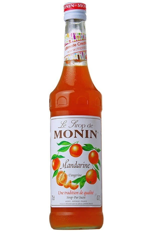 MONIN モナン マンダリン シロップ 700ml12本【ご注文は12本まで同梱可能】ノンアルコール シロップ
