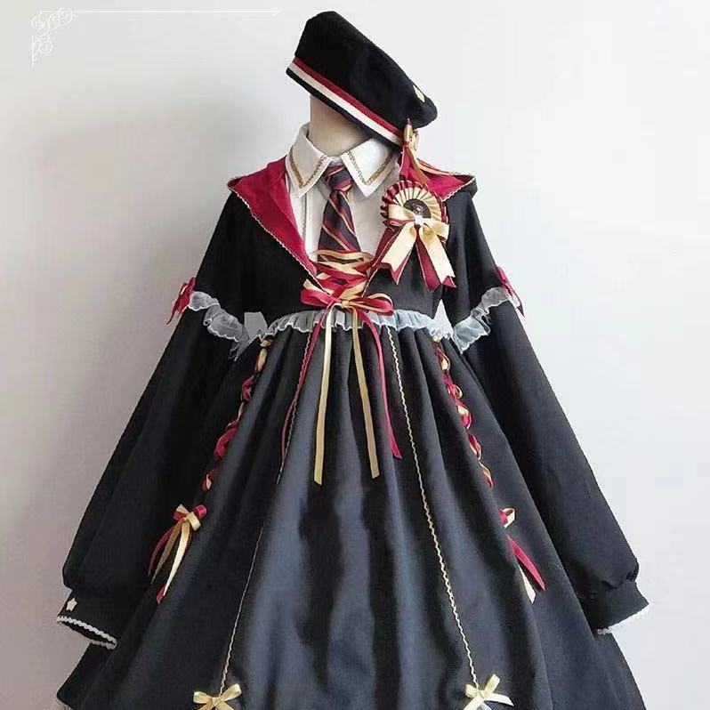 【5274人コレクション】魔法少女ロリータ小巫錬暗黒系ロリータワンピースセットOPロリータ洋服