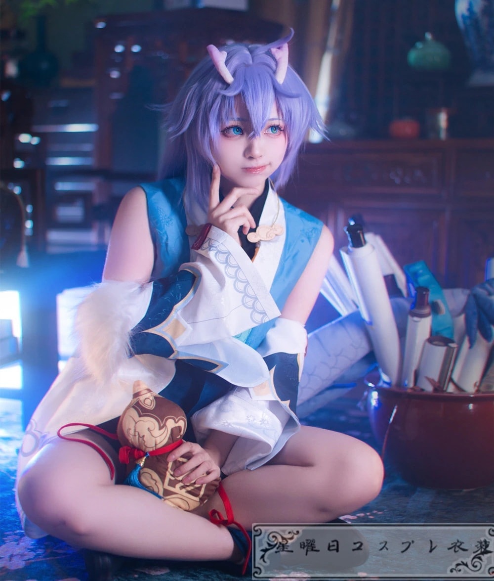 【期間限定】崩壊スターレイル 白露 ビャクロ コスプレ衣装 コスチューム ハロウィン 変装 仮装品質良い 店舗お勧め