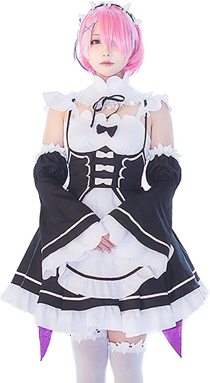 ゼロから始める異世界生活 リゼロ コスプレ メイド服 ハロウィン レム ラム 長袖 エミリア コスプレ ハロウィン レム　ラム チャイナ服 5,500円