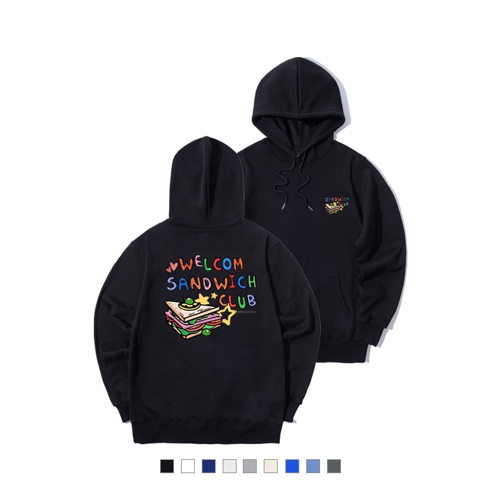 SANDWICH CLUB 起毛 フード Tシャツ HOODIE (GPH4-5SP165)