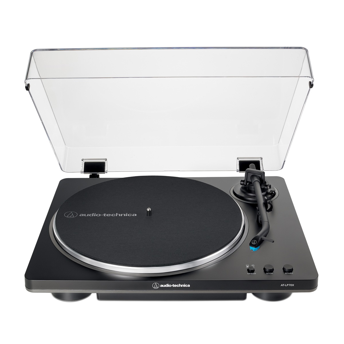 オーディオテクニカ AT-LP70X-BG(JP) フルオートターンテーブル(ブラック/グレー) ATLP70XBGJP