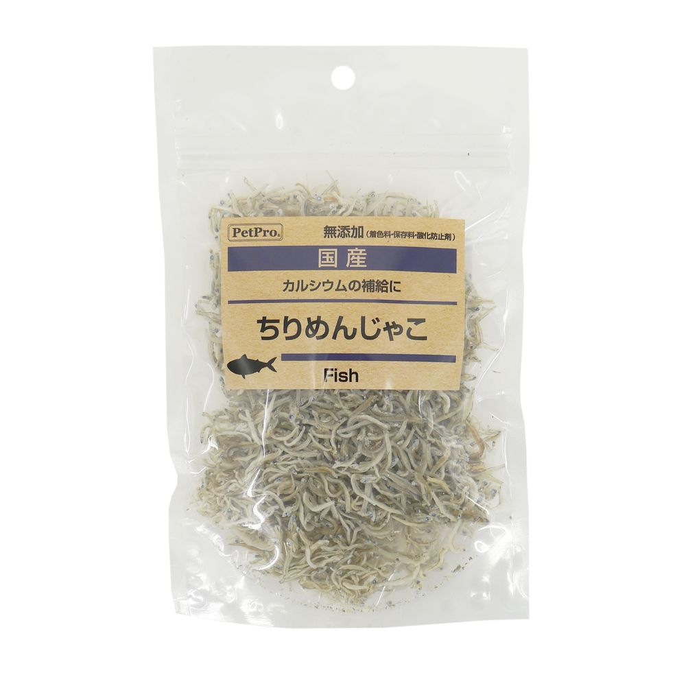 （まとめ買い）国産おやつ 無添加ちりめんじゃこ 60g 犬猫用おやつ [x7]
