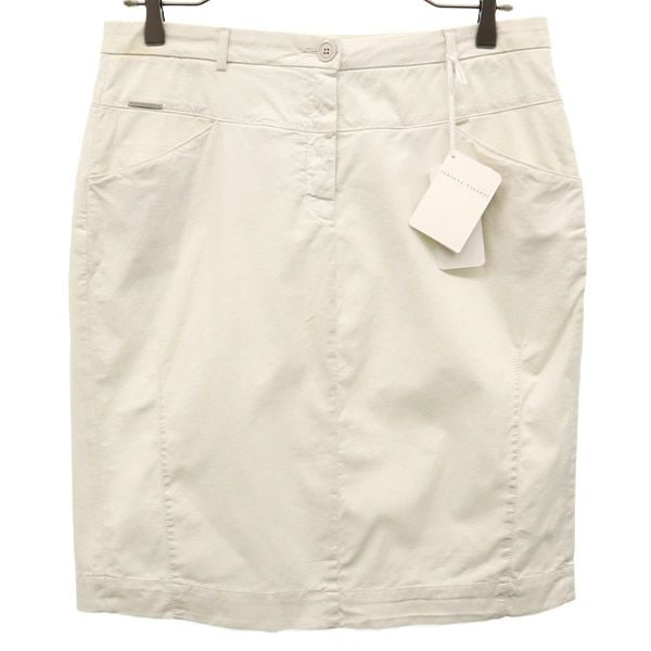 ファビアナ フィリッピ イタリア製 ミニ丈 タイトスカート 42 ホワイト FABIANA FILIPPI レディース