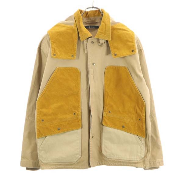 未使用 ハンティングフード ジャケット S ベージュ メンズ