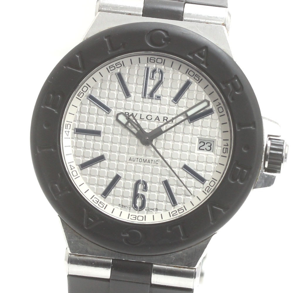 ブルガリ BVLGARI DG40SV ディアゴノ デイト 自動巻き メンズ _875351【中古】