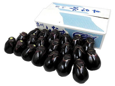 大阪泉州 水なす 15-24個 風袋込約4kg 贈答用品質（等...のサムネイル