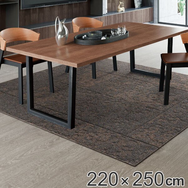 ラグマット 220x250cm ラグ スミノエ ラスティ 日本製