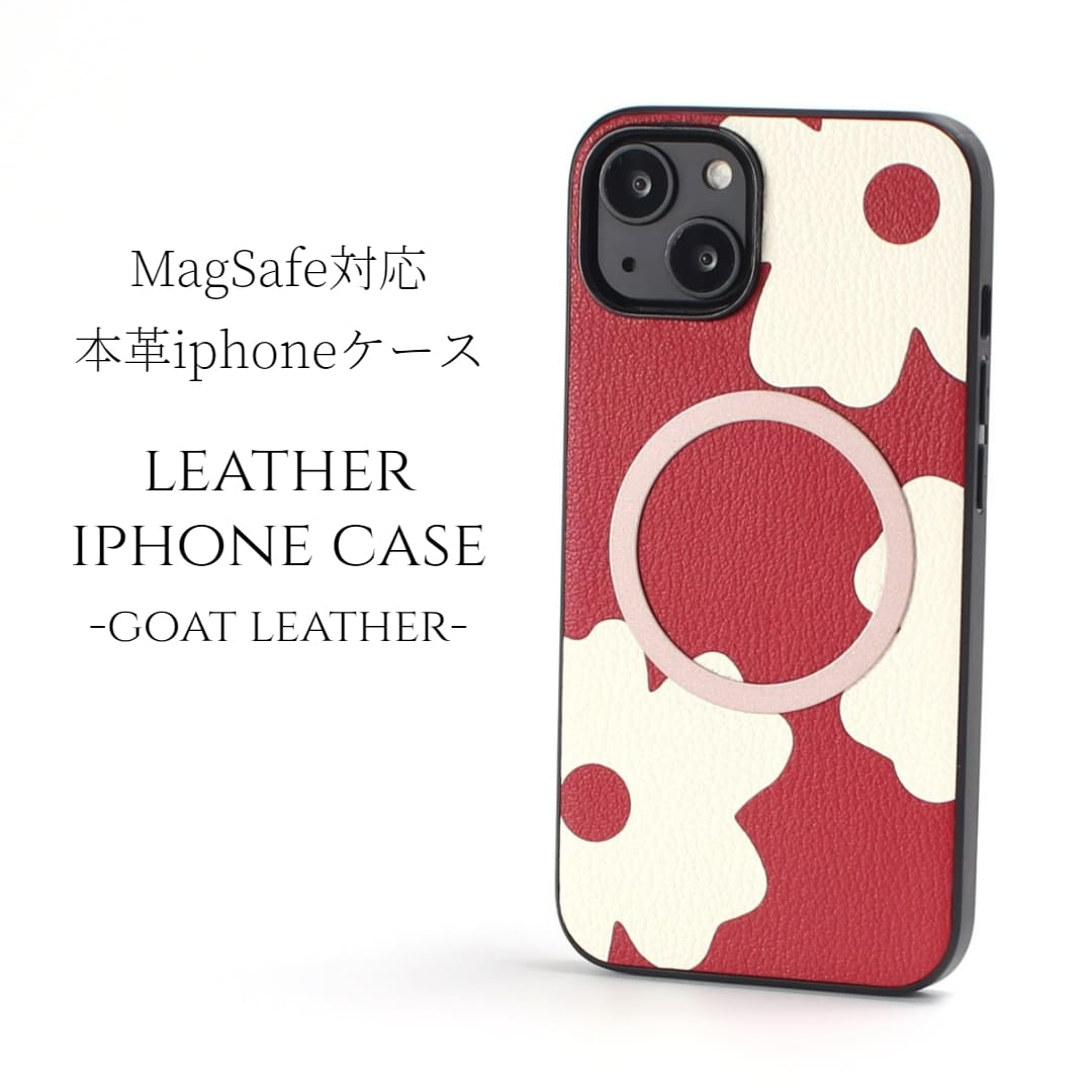 iphone15 ケース レザー 花柄 iphone15Pro iphone15Plus iphone15ProMAX 本革 マグセーフ対応 magsafe対応 15pro 15 15plus