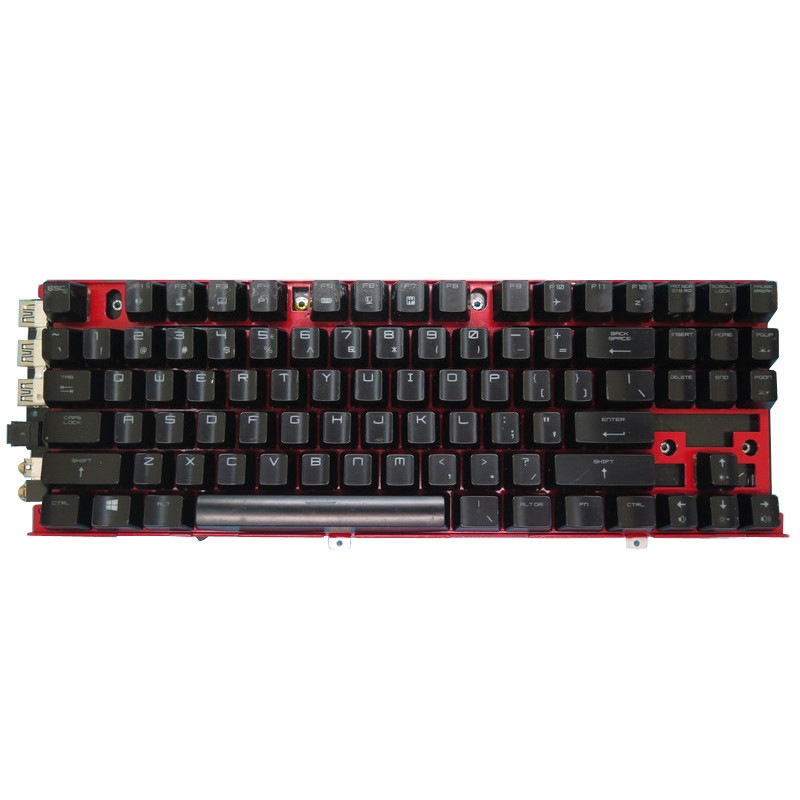 RGBバックライト付き英語メカニカルキーボード互換 MSI GT83 8RF 8RG GT83VR 6RE 6RF 7RE 7RF 英语 カラフルなバックライト