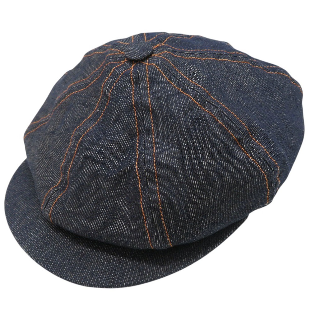 新品同様 デニムキャスケット 帽子 リネン/リネン インディゴ 0868【中古】 メンズ