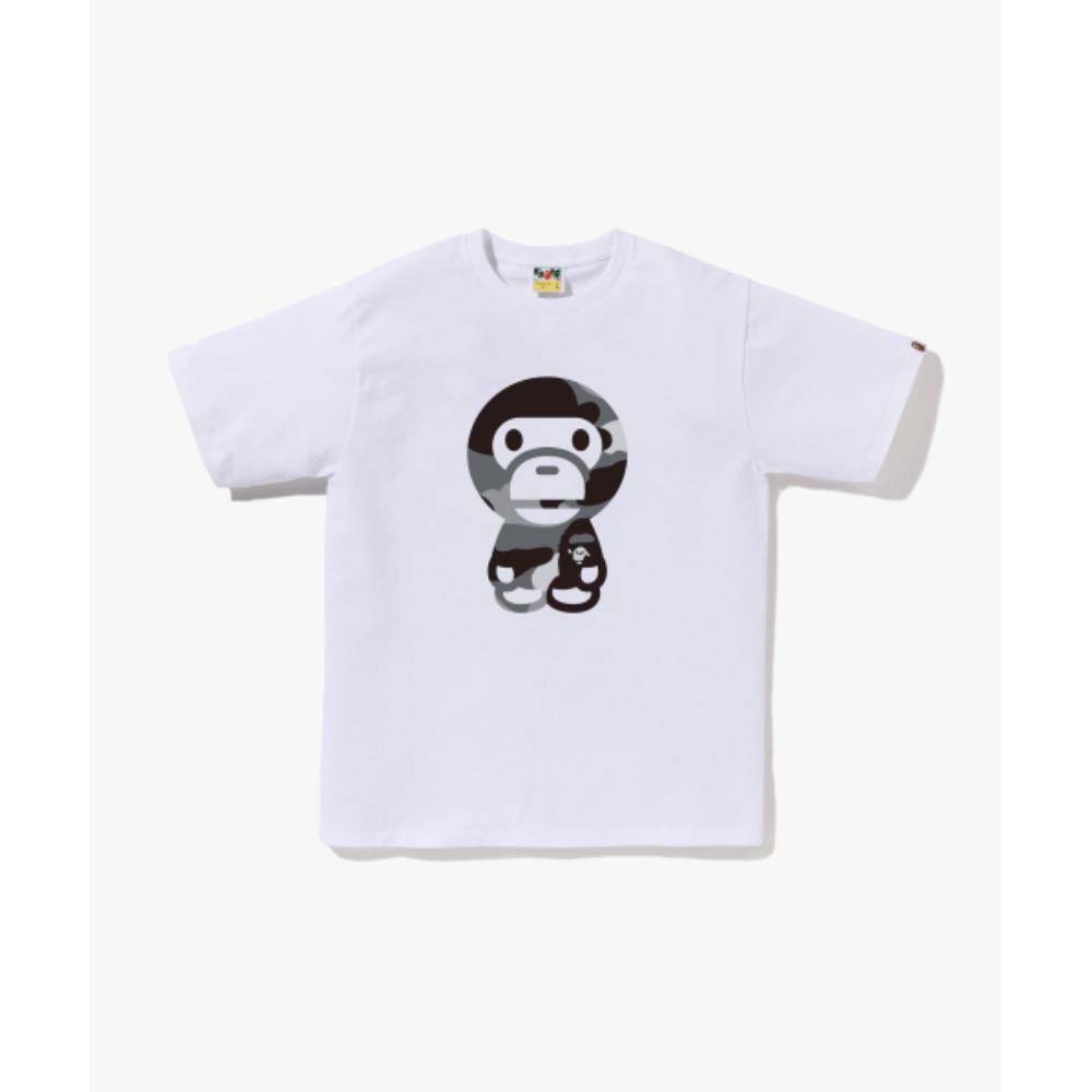 BAPE Giant First Camo Baby Milo T-Shirt M WHITEGRAY 002T