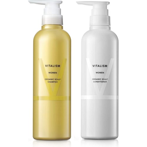 バイタリズム VITALISM スカルプケア シャンプー＆コンディショナー セット for WOMEN 女性用 各500ml 大容量 ポンプ式 リニューアル版