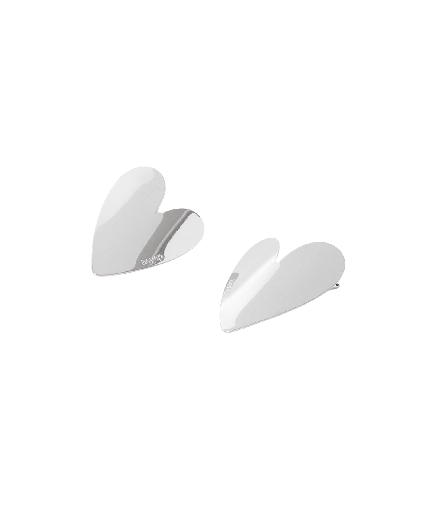 [URBAN RESEARCH ROSSO(アーバンリサーチ ロッソ)]ヘアゴム・シュシュ heyep Heart Motif Hair Clips 2P ウィメンズ RWA6-HP10625 シルバ