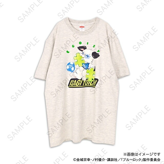 【新品/公式】 ブルーロック_Ms LUTRAコラボ ゆったりTシャツ(潔 世一) 公式グッズ