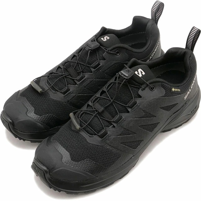 レディース トレイルランニングシューズ ゴアテックス [L47321800] X-ADVENTURE GORE-TEX W 靴 スニーカー 防水 アウトドア Black/Black/Black