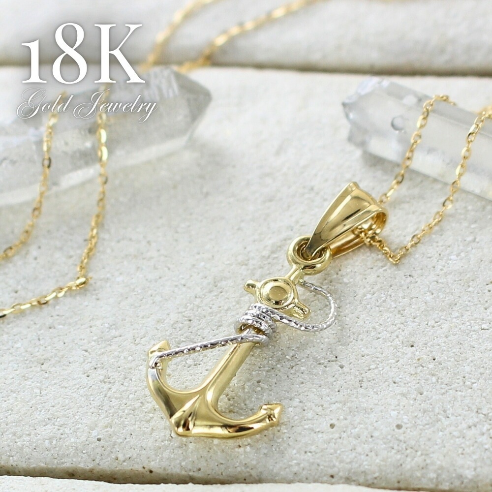 18金シンプルチェーンネックレス K18シンプルチェーンゴールド