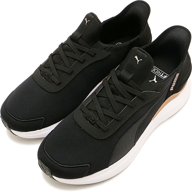 スニーカー ソフトライド ハーモニー レース イーズ イン [312671-02] SOFTRIDE ハーモニー レース EASE IN レディース 靴 シューズ PUMA-Black 正規取扱店