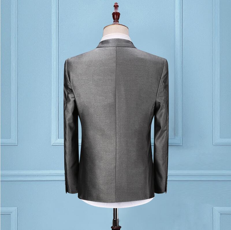 大SALE 4点セット 品質良メンズスーツ 4ピーススーツ 無地 結婚式 通勤 入学式 成人式花婿の介添え 紳士用 OL 大きいサイズ ジャケット+ベスト+シャツ+パンツ 一つボダンスー 6,110円