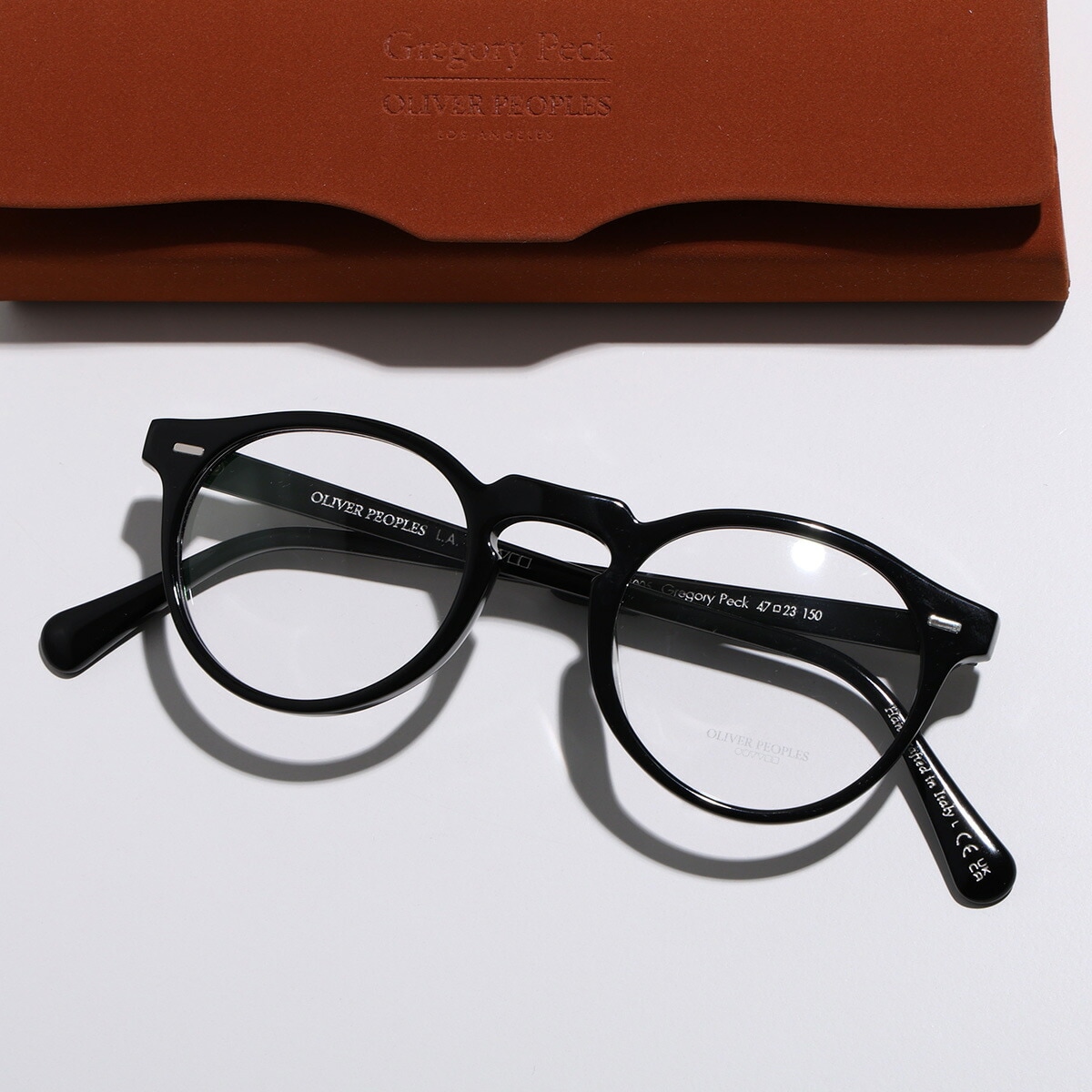 OLIVER PEOPLES オリバーピープルズ メガネ Gregory Peck OV5186 レディース ボストン型 フルリム セルフレーム 黒縁 めがね 眼鏡 伊達メガネ
