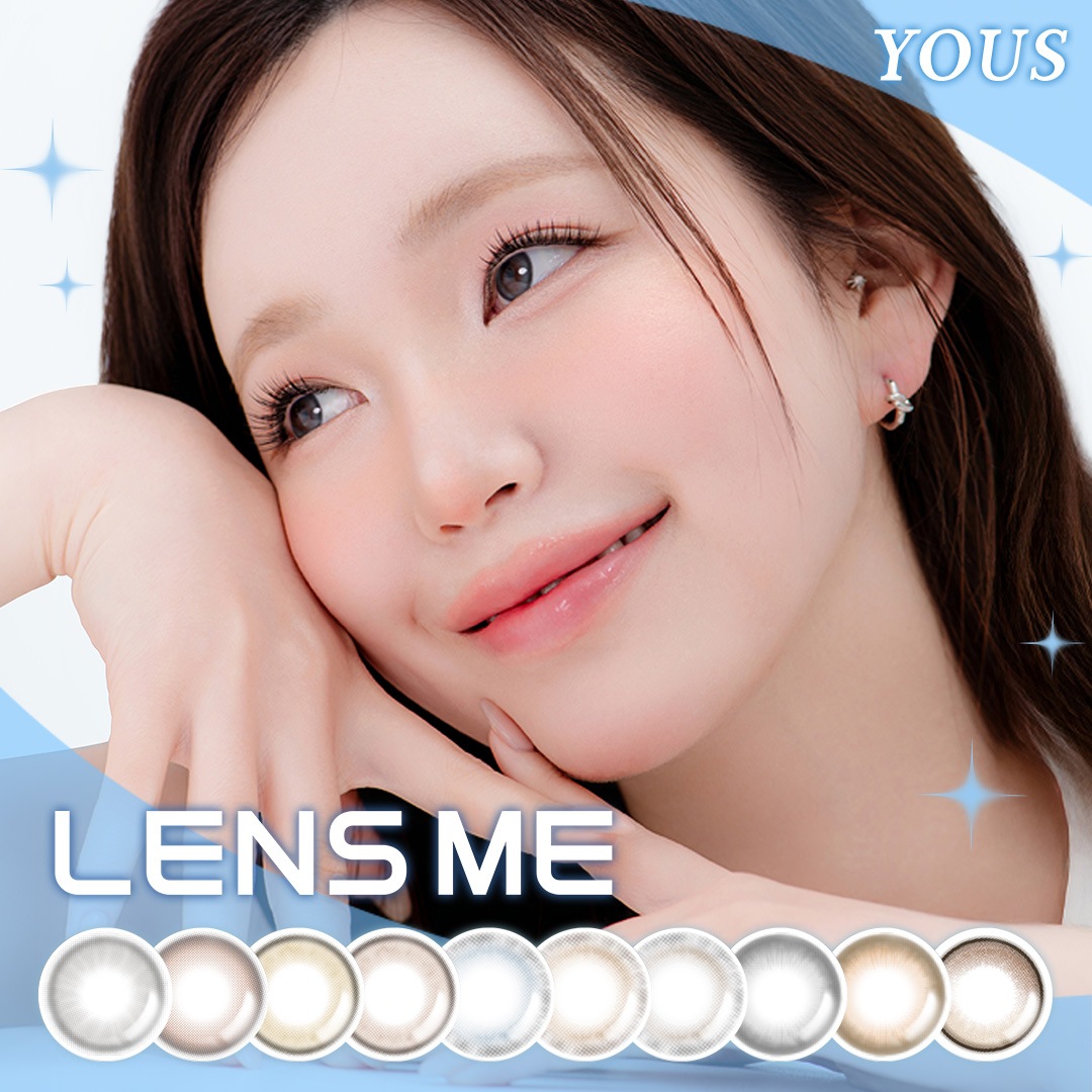 ユース マンスリー 2枚入り 6箱 YOUS 1day 度あり 度なし 1ヶ月 韓国カラコン LENSME レンズミー