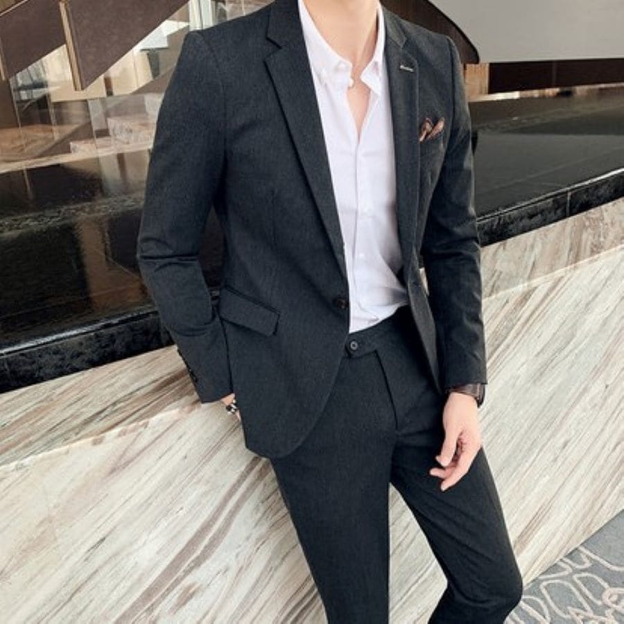 早い者勝ち！ 韓国ファッション スーツ メンズ ジャケット セットアップ ビジネス カジュアル 9954