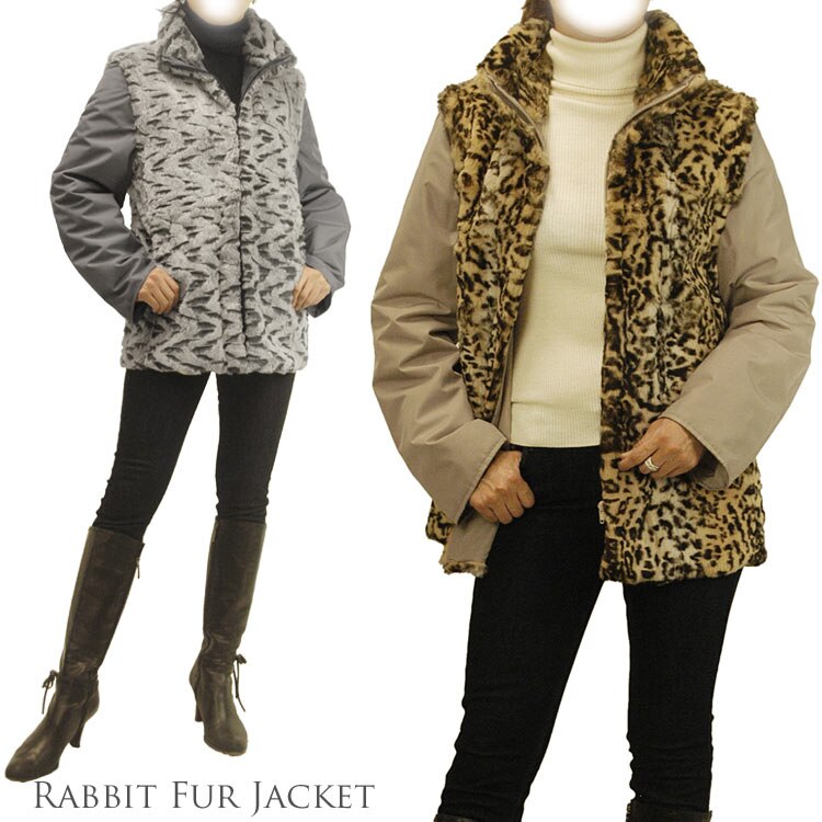 ラビット ファー ジャケット ギフト (No.6628r)