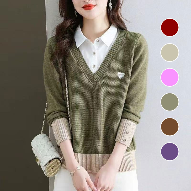 2025新作 気品ある百搭ニット レディース 春秋ラフスタイル