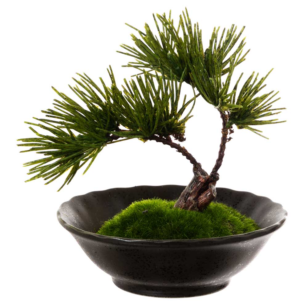 フェイクアート盆栽　然-ZEN-　寸-SUN-ミディアム08　本物を知る庭師職人がリアルな盆栽をイメージして作ったBONSAIモデル　日本的和風インテリア