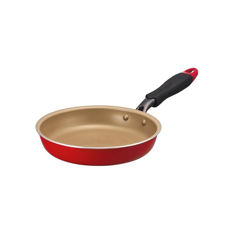 【新モデルは軽くなりました】 エバークック フライパン 20 IH対応 ガス火対応 【500日保証】 こげつきにくいフライパン PFOA フリー レッド ドウシシャ